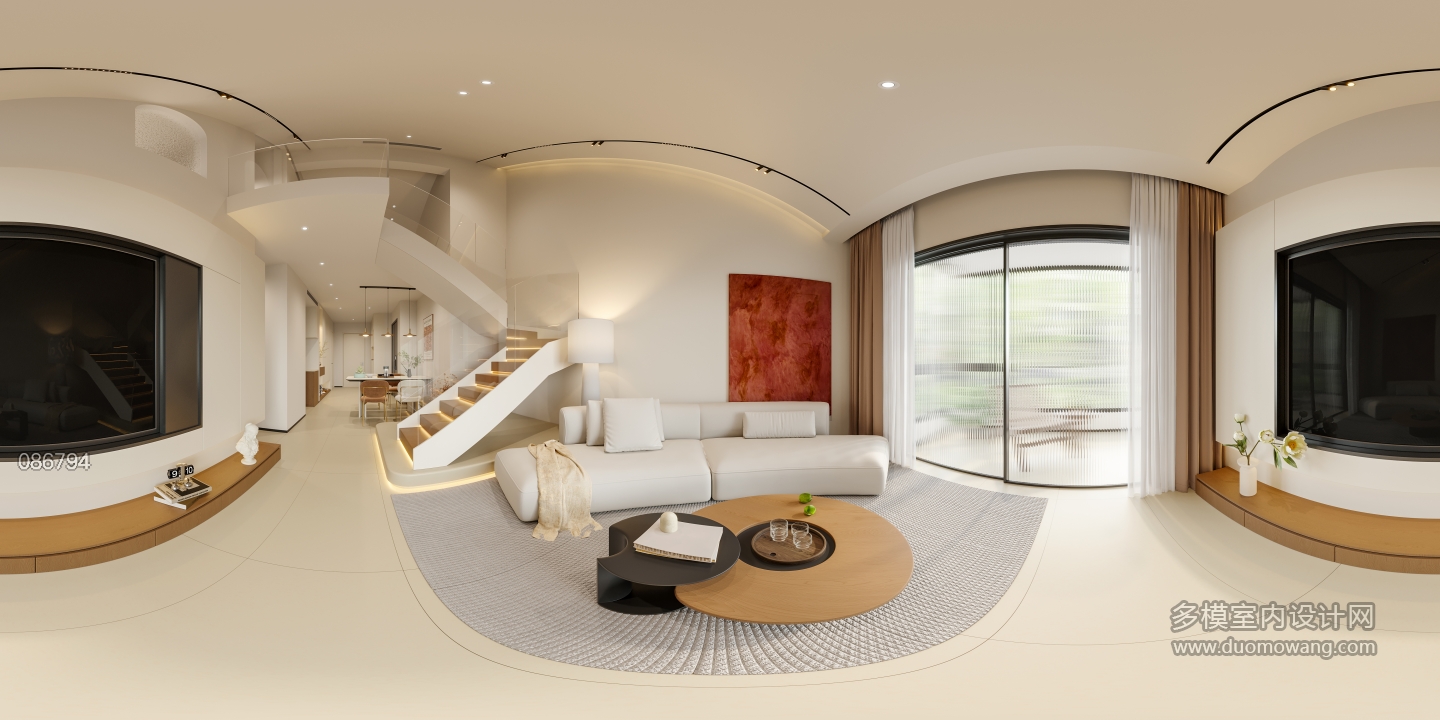 奶油中古客厅全