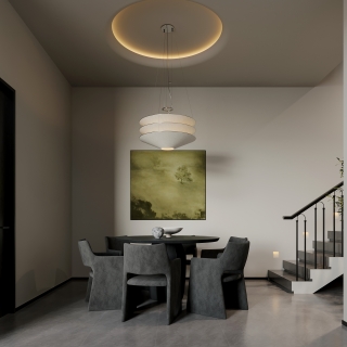 意式极简一层餐厅