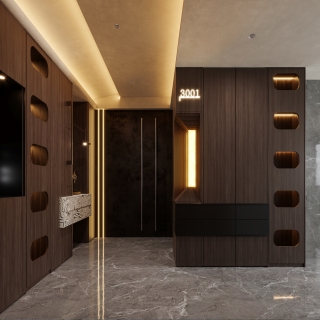 现代电梯厅