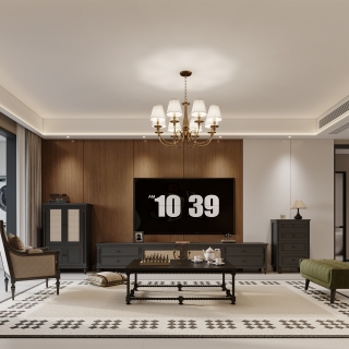 混搭电视背景特写