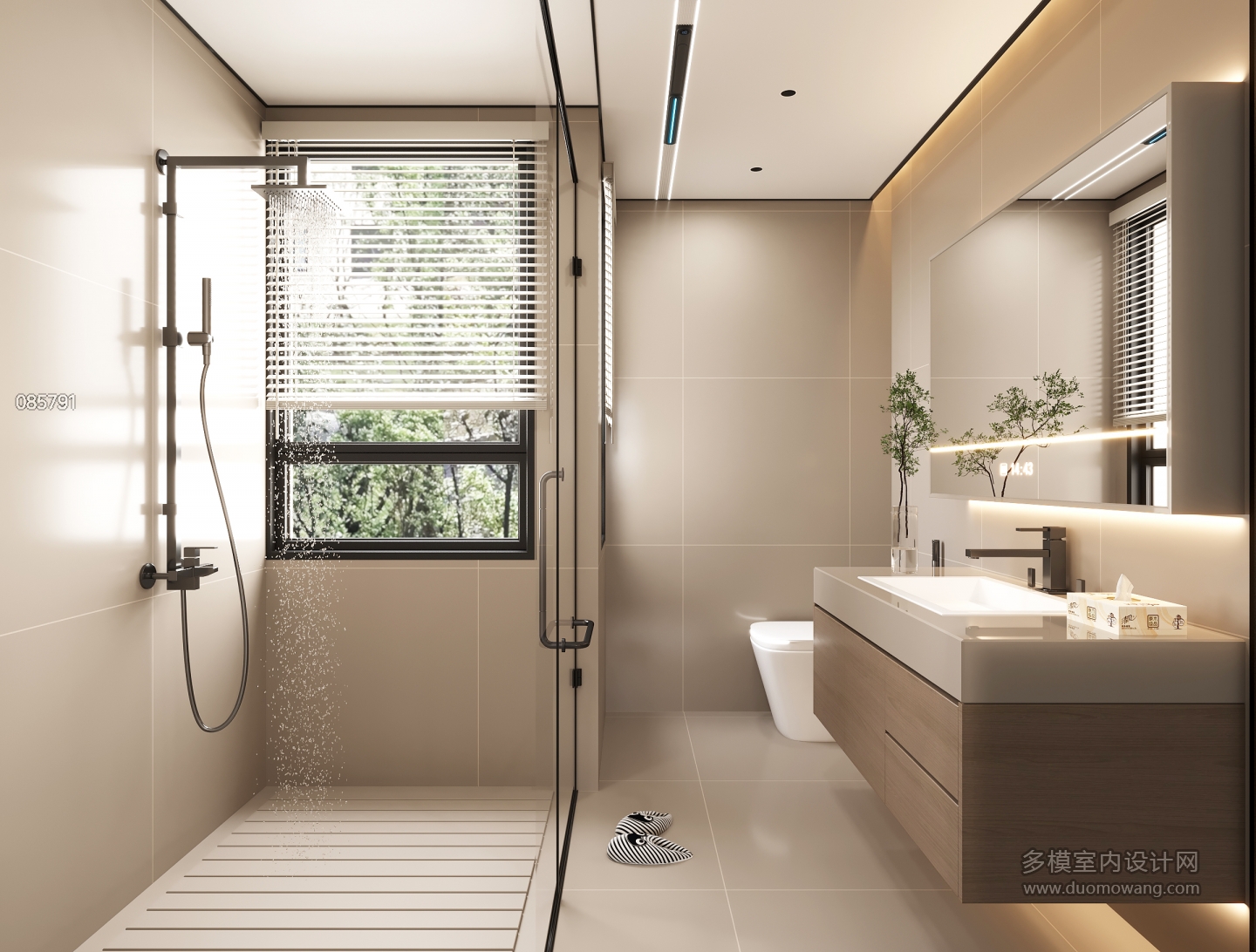 垞寂主卧卫生间特写