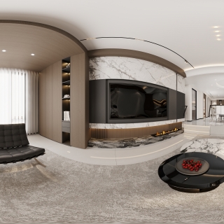 现代客餐厅-全景