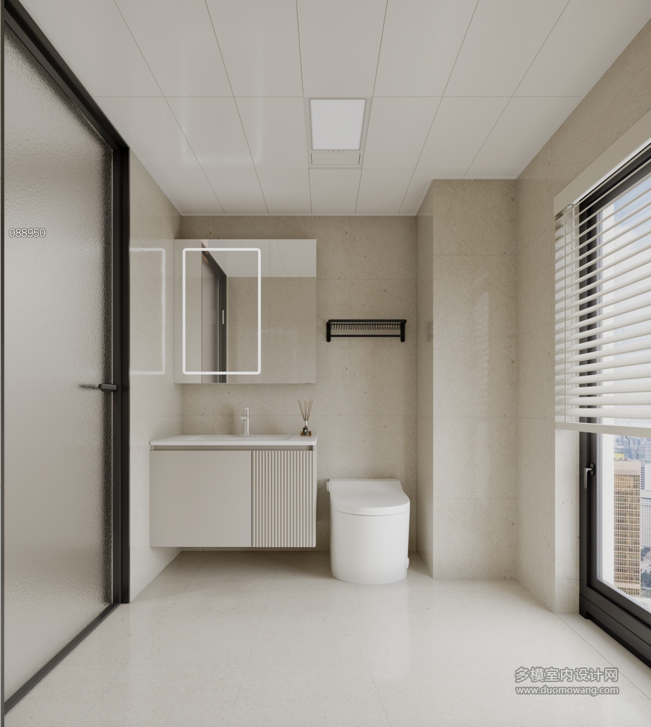 现代二楼卫生间