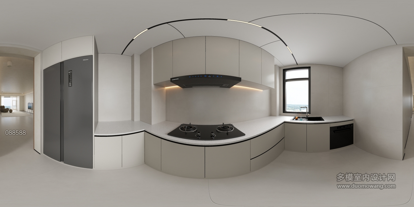现代-厨房