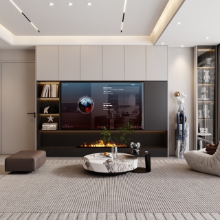 现代风格电视特写