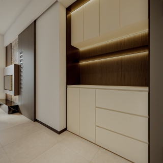 现代家装玄关柜