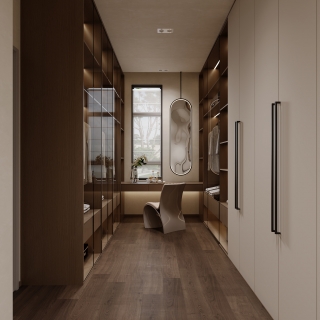 意式二楼衣帽间