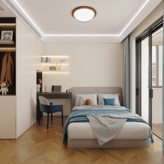 法式男孩房单张