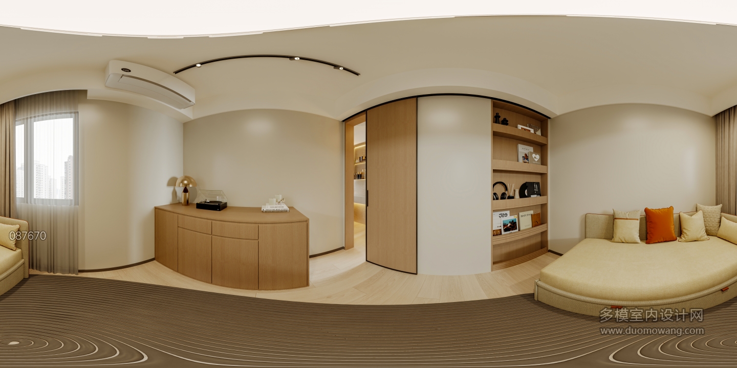 现代多功能房全景