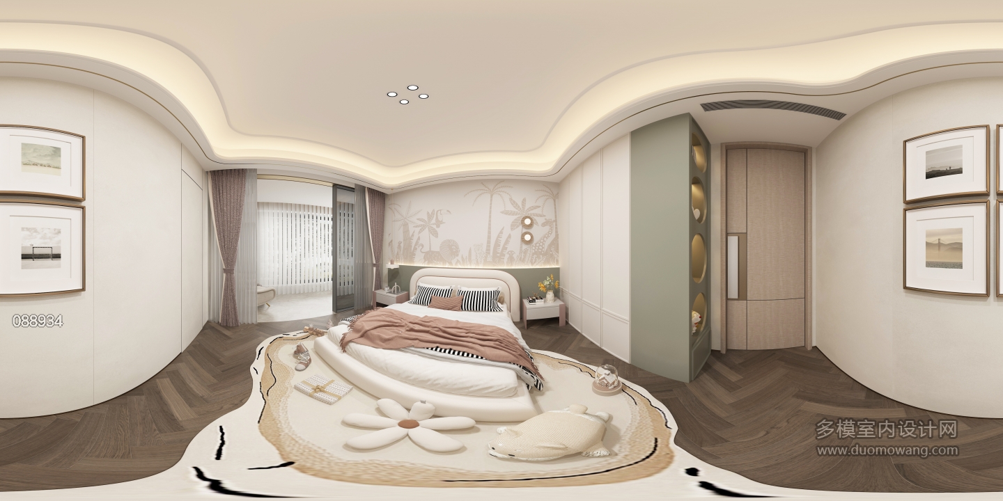 6_4轻奢女儿房全景_0000