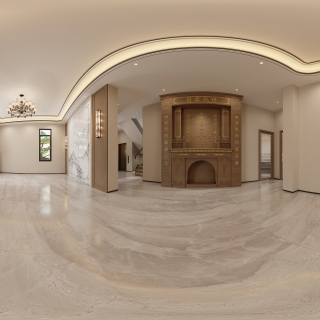 新中式一层大厅360