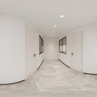 现代二楼楼梯间