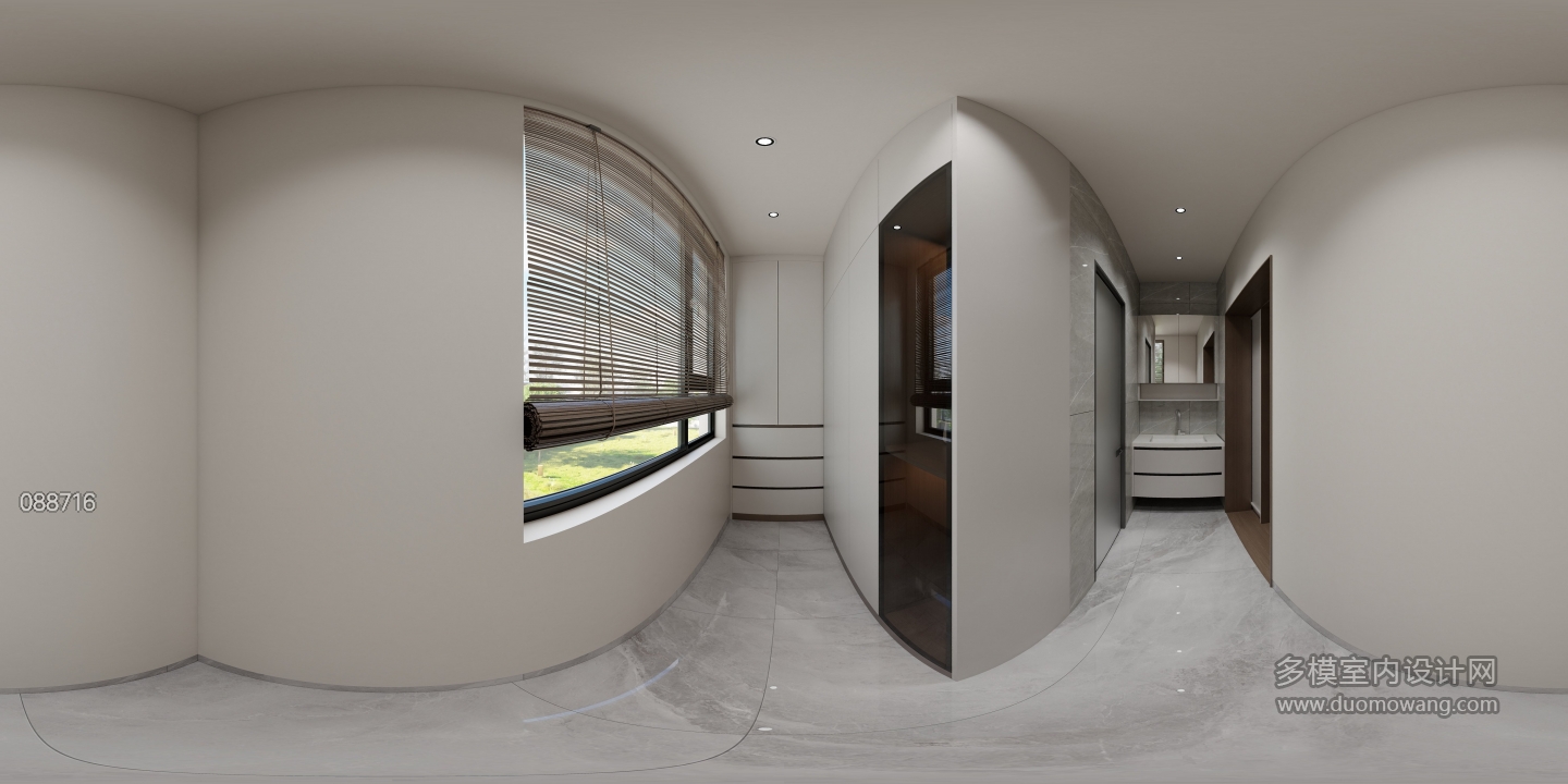 现代三楼主卧衣帽间