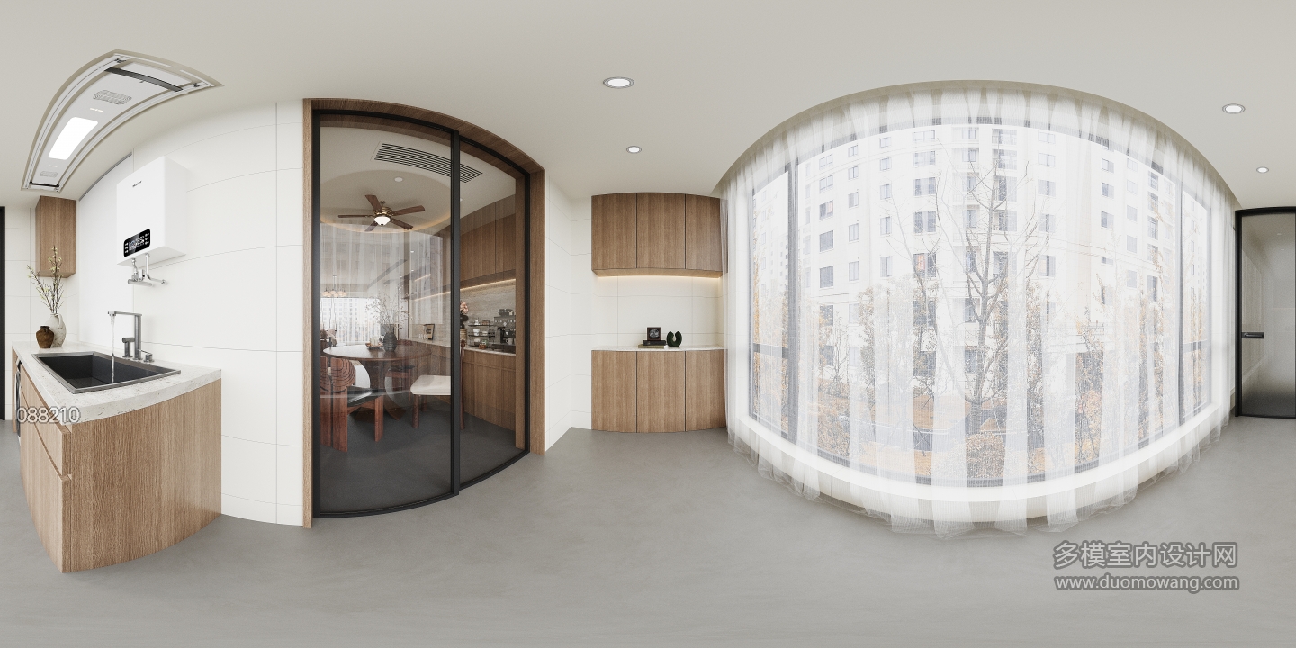 自然风南阳台全景