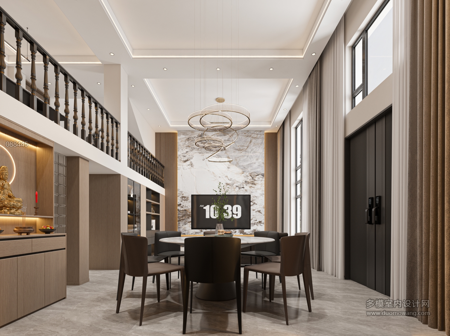 现代一楼 电视背景