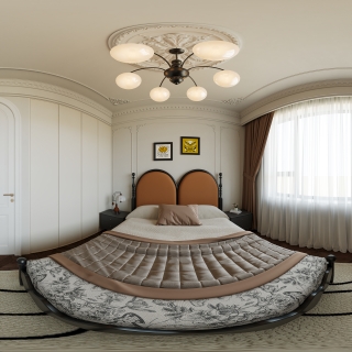 法式复古卧室360