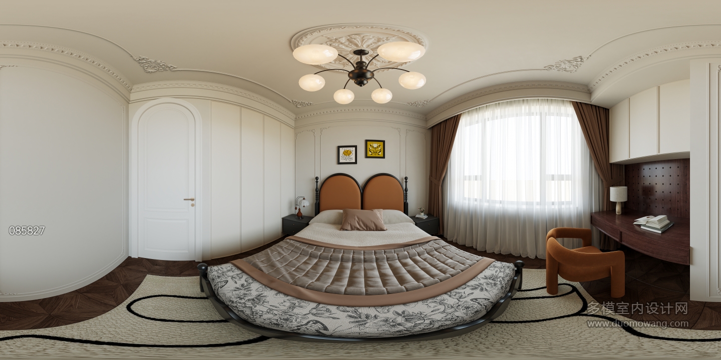 法式复古卧室360