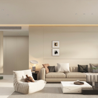 意式极简家装客餐厅