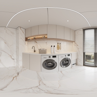 三楼洗衣间现代