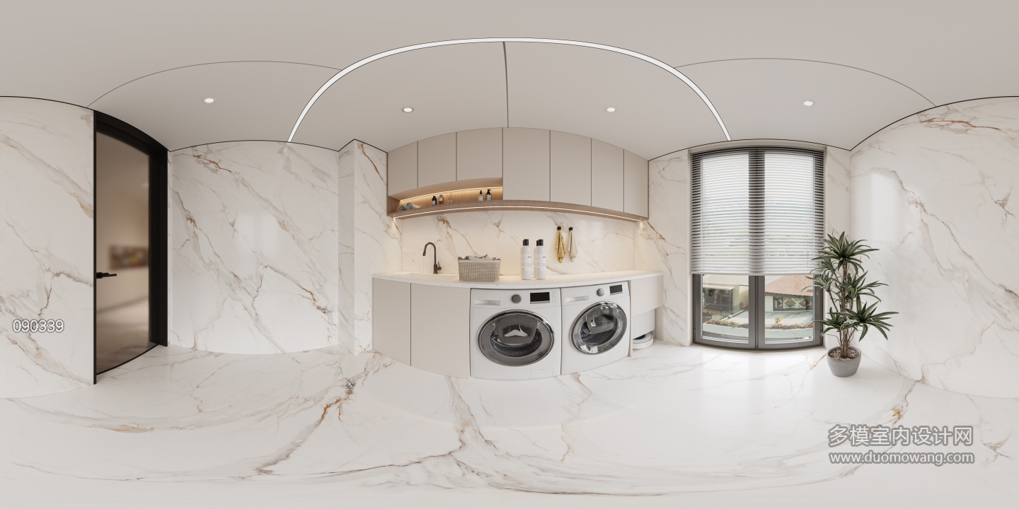 三楼洗衣间现代