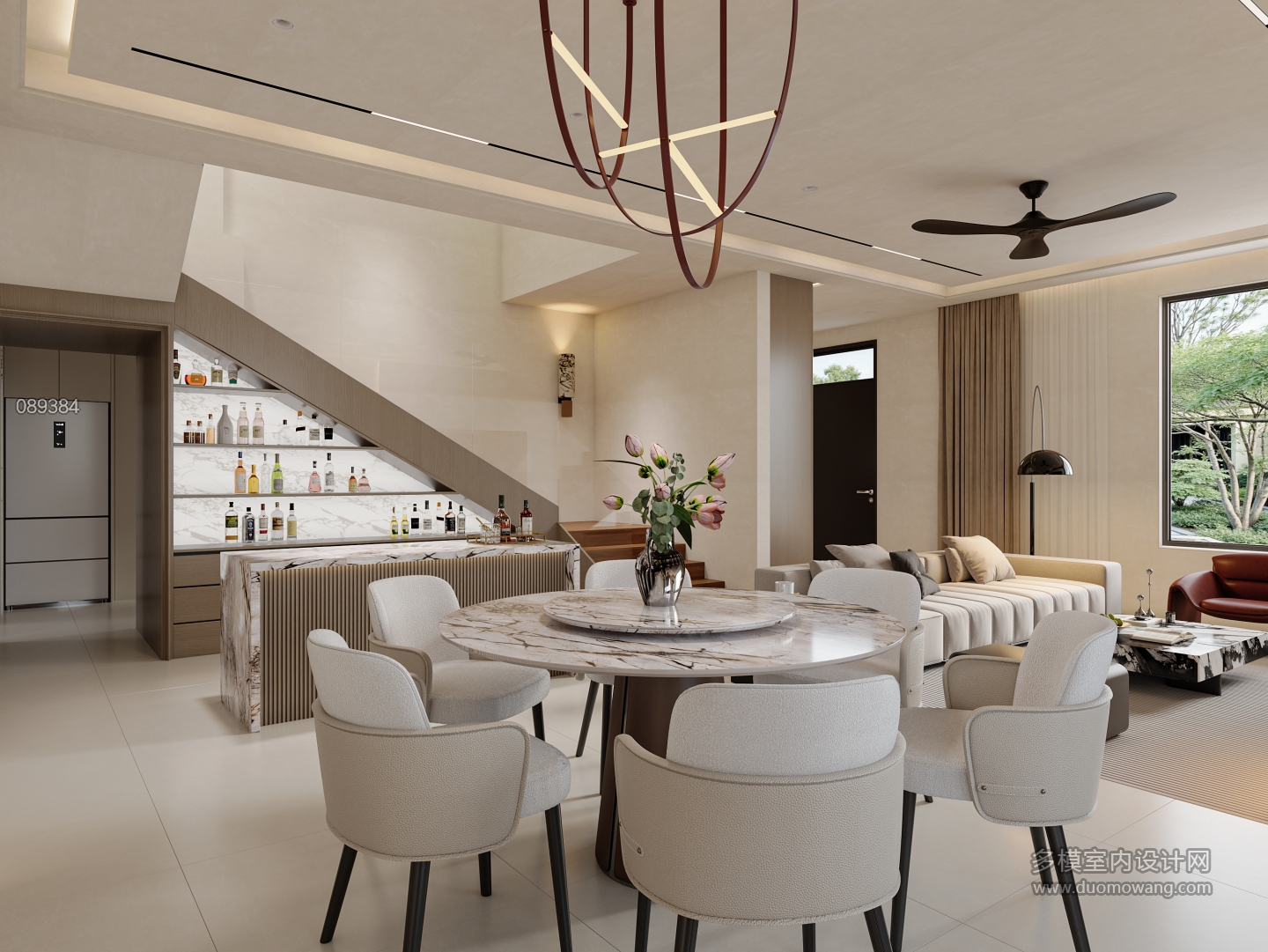 意式一楼 客厅1