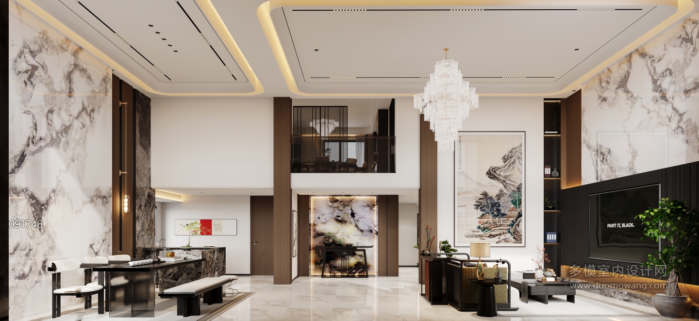 2新中式电视面单张