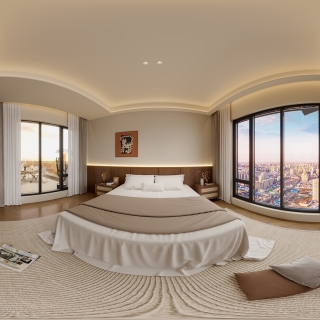 宋氏三楼主卧全景