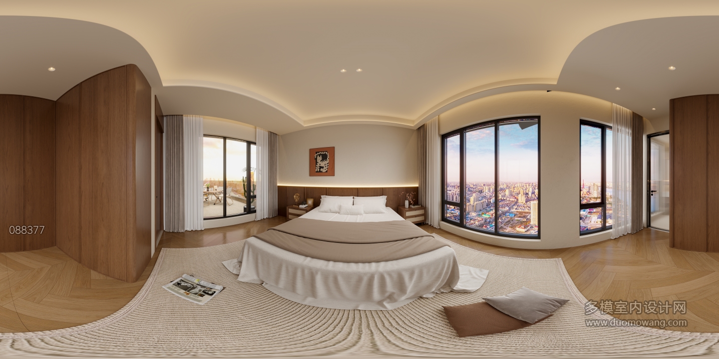 宋氏三楼主卧全景