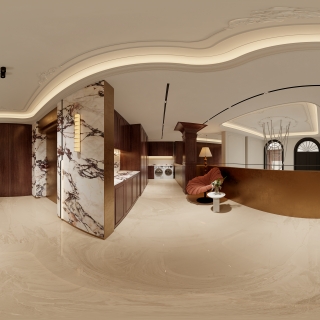 法式复古地下室电梯间360