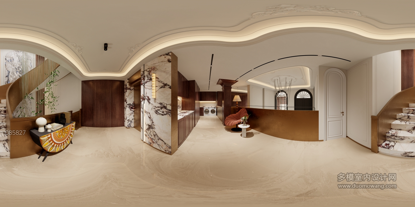 法式复古地下室电梯间360