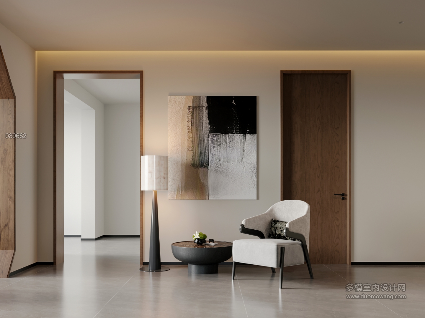 意式极简三层中庭