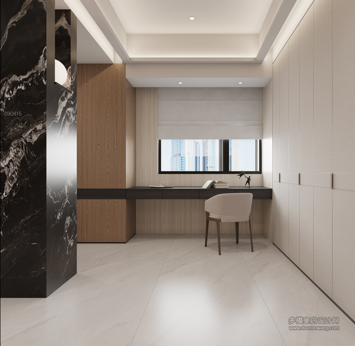 意式主卧衣帽间静态