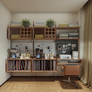 现代 中古风 储物间 单张