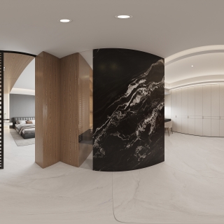 意式主卧入户全景