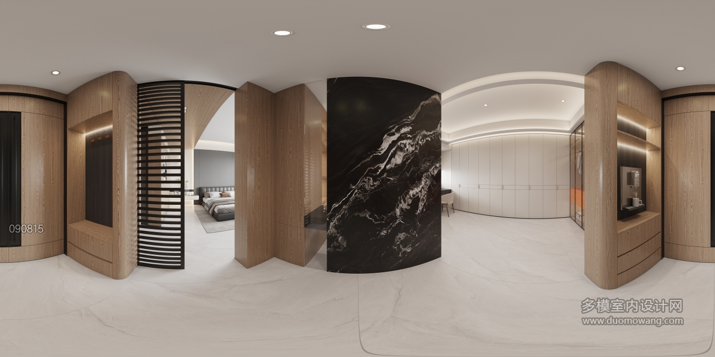 意式主卧入户全景