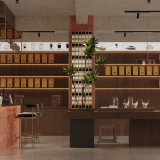 现代咖啡店静态002