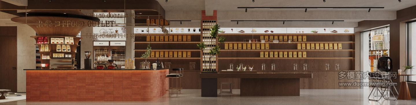 现代咖啡店静态002