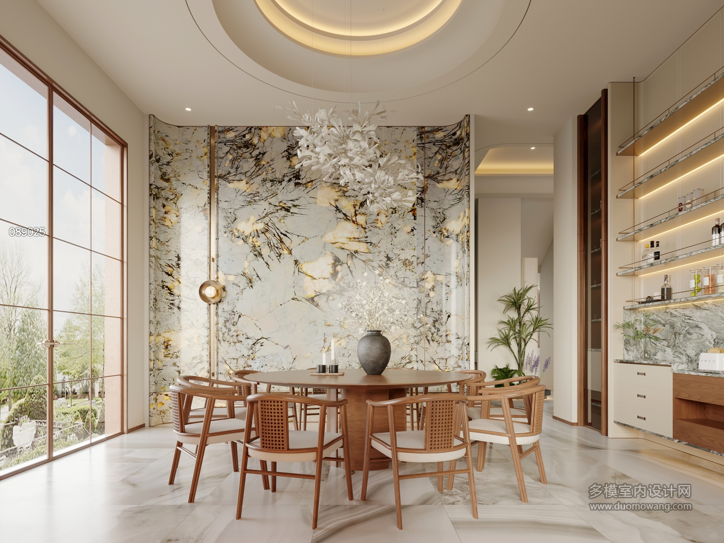 新中式一层餐厅