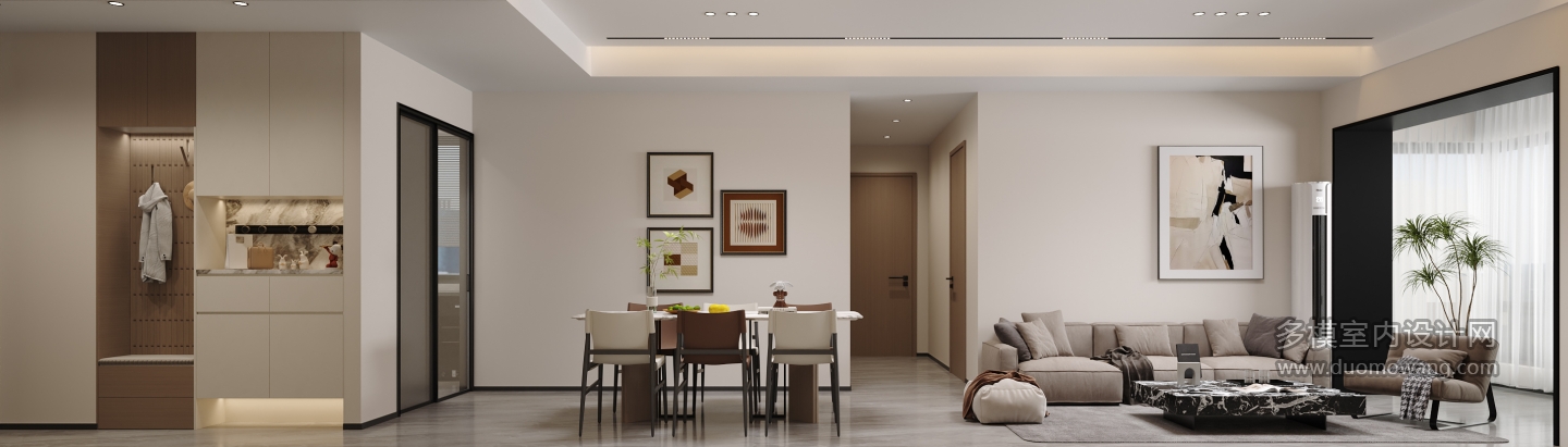 现代沙发背景墙单张