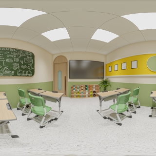 现代托管教室全景