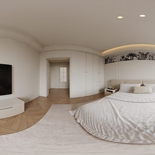 法式二楼主卧360