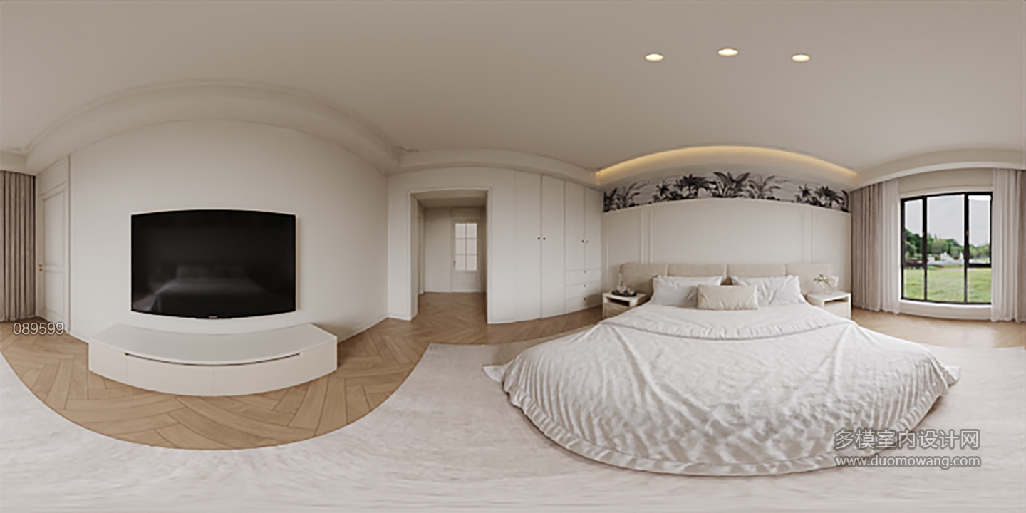 法式二楼主卧360