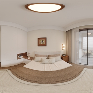 现代中古次卧全景