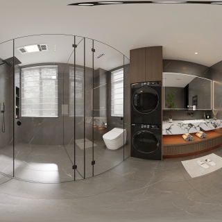 意式轻奢三楼主卫360