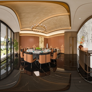 新中式包厢全景2