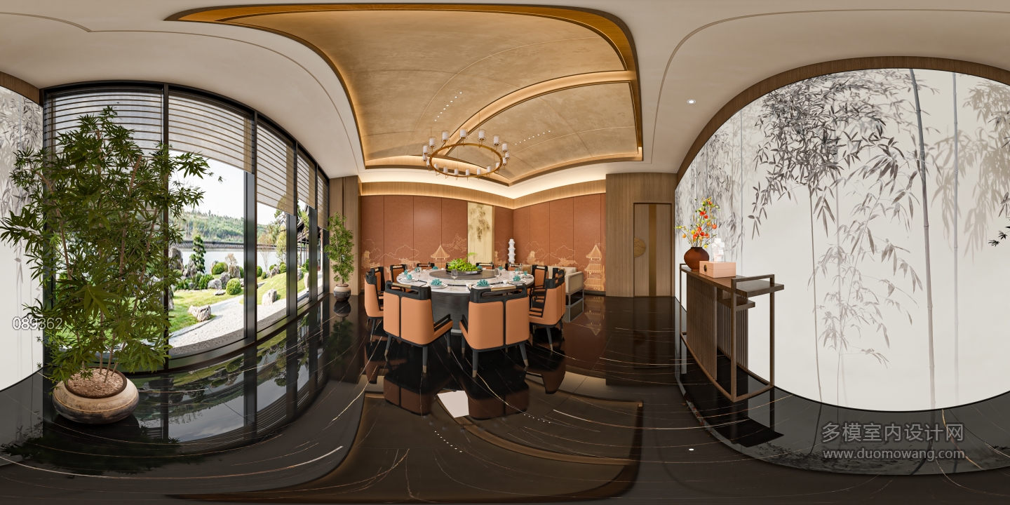 新中式包厢全景2