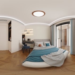 法式男孩房全景