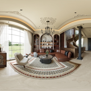 法式复古客厅360