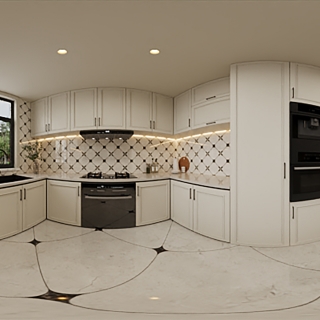 法式一楼厨房360