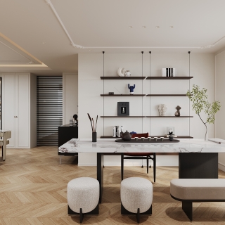 法式客餐厅单张三